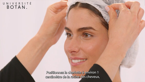 positionnement de la charlotte