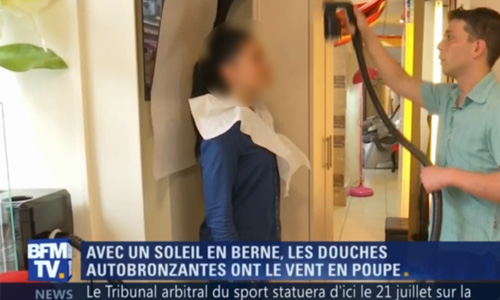 BFMTV Douche autobronzante