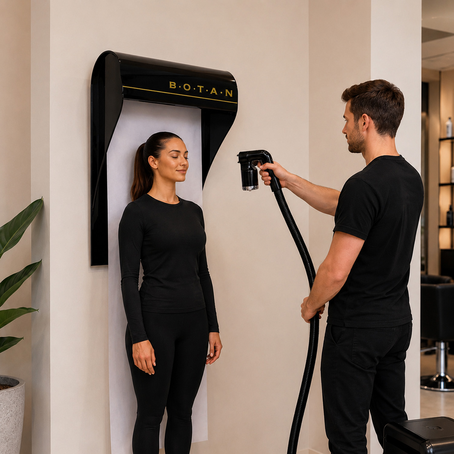 corner visage spray tan