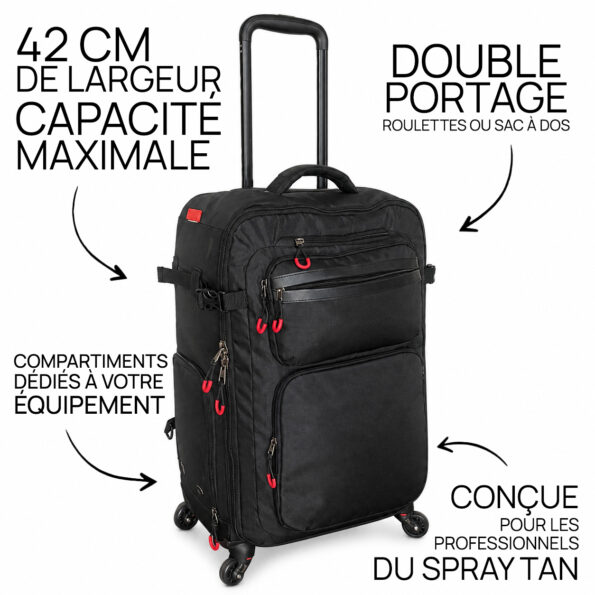 valise spray tan à domicile