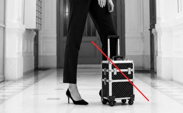 valise spray tan trolley makeup
