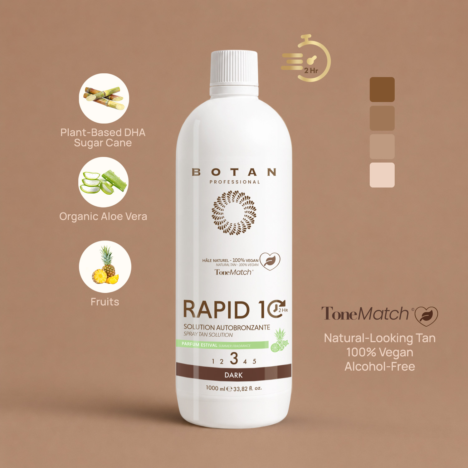 rapid 10 spray tan fruit cocktail natural tan