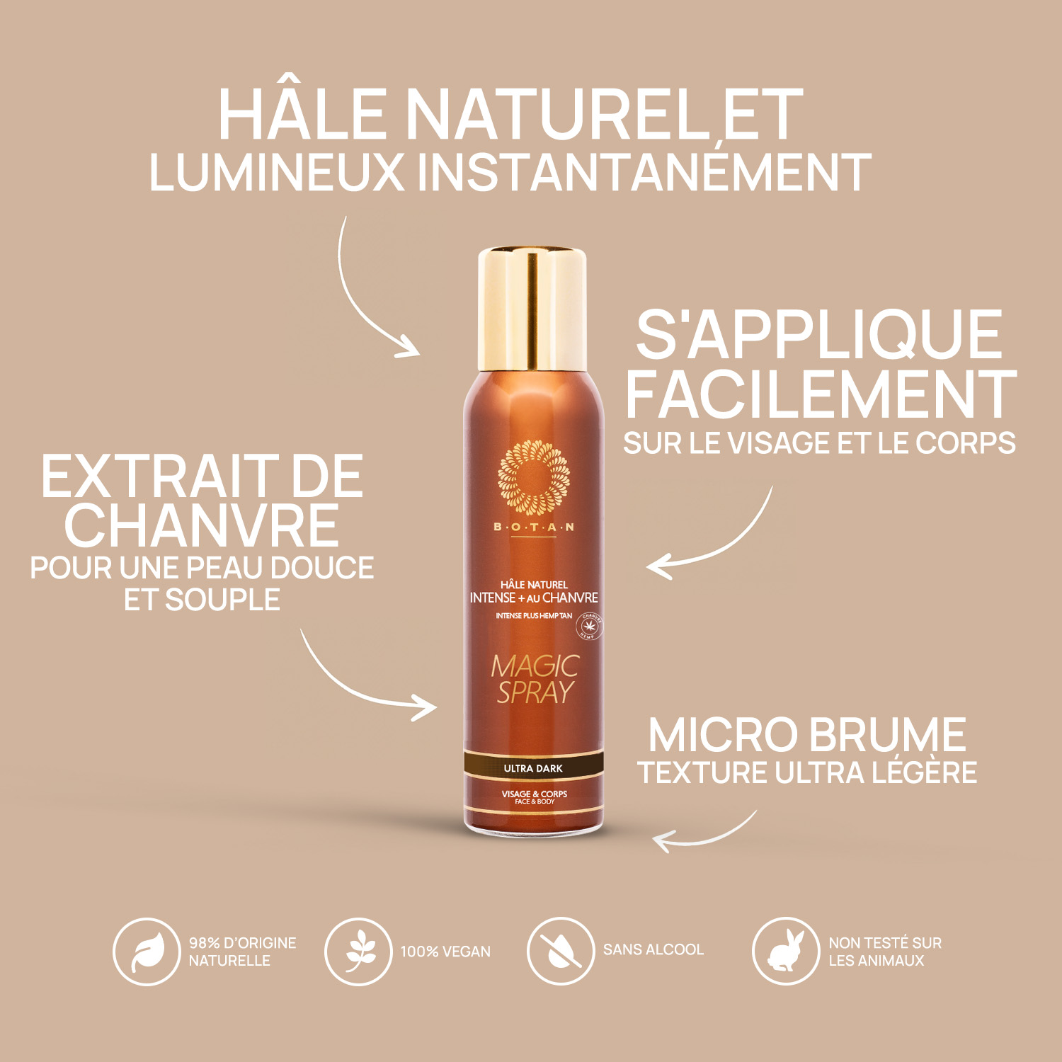 spray bronzant intense plus au chanvre hale naturel spray bronzant intense plus au chanvre hale naturel