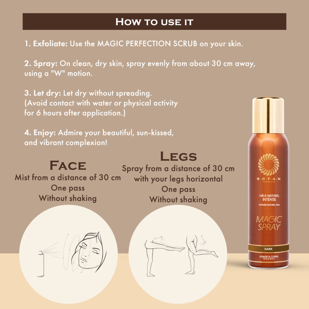 self-tanning spray how to use it
