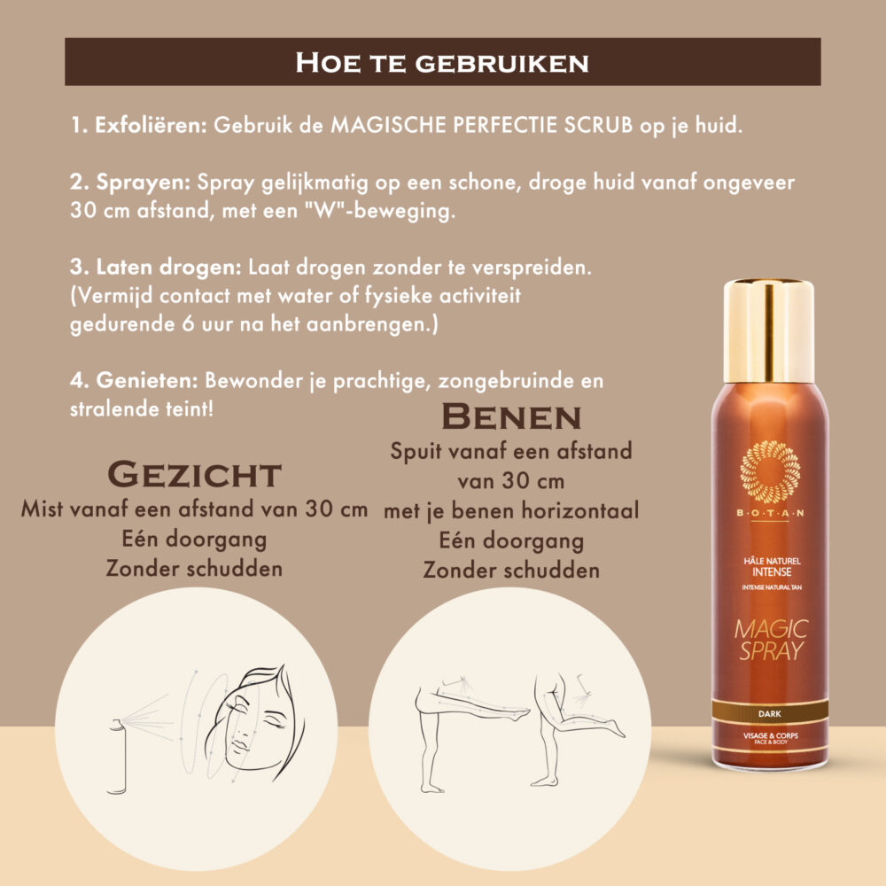 zelfbruiner spray hoe te gebruiken