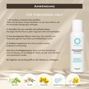INSTANT FEUCHTIGKEITS-NEBELSPRHER MIT ALOE VERA  BOTAN Cosmetics