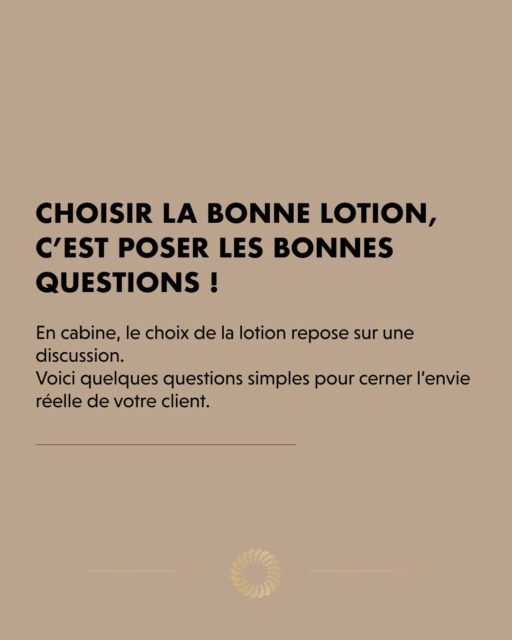Prendre le temps de questionner, c’est sécuriser le résultat et positionner votre expertise.
Un spray tan réussi commence toujours par une vraie conversation.
Et vous, quelles autres questions posez-vous avant de choisir la lotion ? Partagez-les en commentaire 👇#botancosmetics #institutdebeaute #expertisebeaute #soinpersonnalise