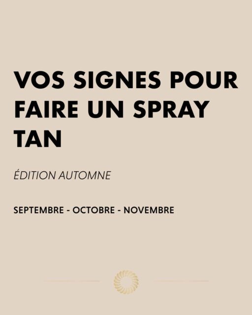 Chacun ses règles, voici les nôtres. 😉✨
On a rassemblé ces petits indicateurs 100 % indiscutables (et totalement valables de septembre à novembre) qui prouvent qu'il est grand temps de prendre rendez-vous en institut. Pas besoin de chercher une grande occasion : une bonne raison, ça se trouve toujours !#botancosmetics #spraytanfrance #bronzagesansuv #institutdebeaute