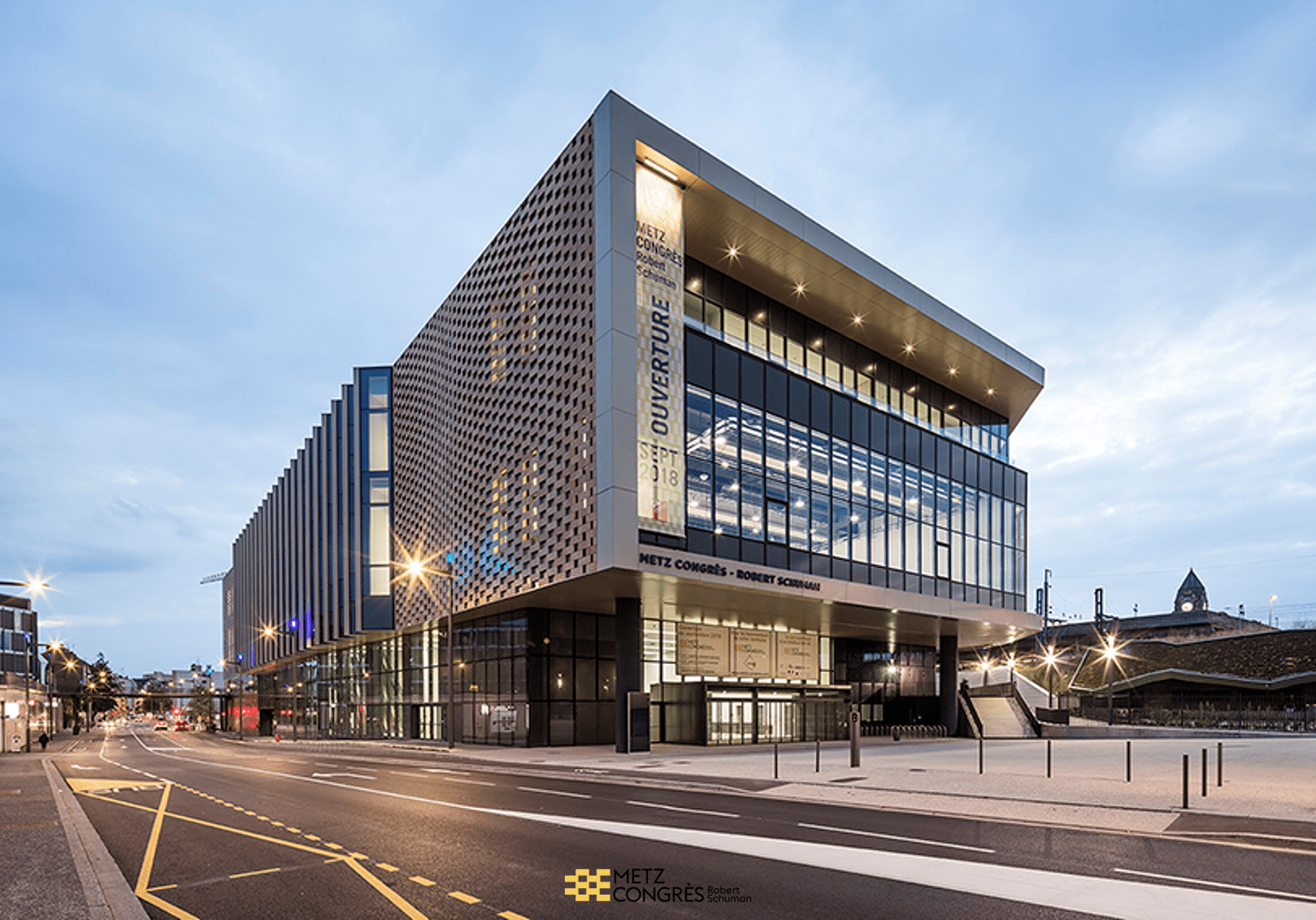 Metz Congrès Robert Schuman, Rue aux Arènes, Metz, France